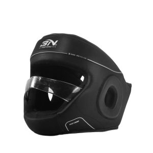 BN Adjustable Children Adult Sanda Muay Thai Boxing Helmet W/Insert Mask Kick Martial Arts Combat Headgear Training Equipment