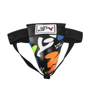 BN S/M 2-12Y Kids Boy Taekwondo Kickboxing Muay Thai Groin Guard Protection Training Equipment
