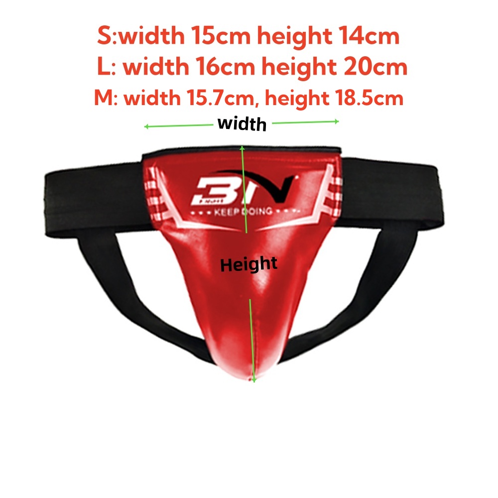 BN Boy Men Kickboxing Mma Training Sanda Muay Thai Groin Guard - Image 5