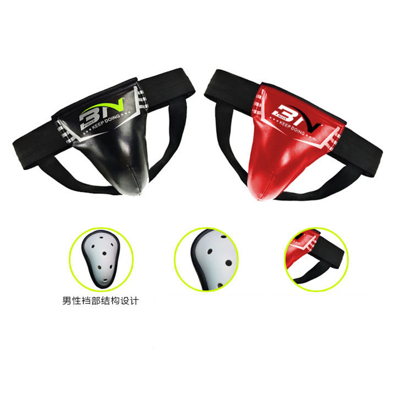 BN Boy Men Kickboxing Mma Training Sanda Muay Thai Groin Guard - Image 2