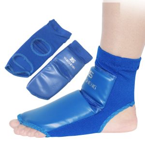 YS 1 Pair PU Kids Adults MMA Taekwondo Karate Muay Thai Fight Foot Guard Training Protective Gear
