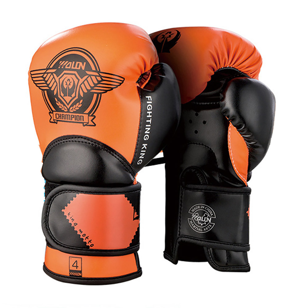 Wolon 4/6/8OZ Kid Teenagers Boxing Muay Thai Gloves Boys/Girls Taekwondo Sanda Martial Arts Bag Punch Training Gear - Image 3