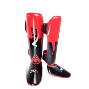 BN 1 Pair MMA Boxing Muay Thai Shin Guards Kickboxing Leg Support Shield Equipment Karate Ankle Foot Protection