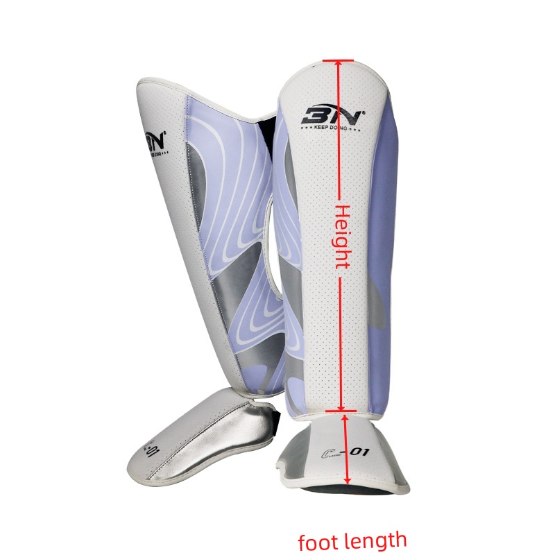BN MMA Boxing Muay Thai Shin Guards Kickboxing Leg Guard Pads Equipment Martial Arts Karate Ankle Foot Protection - Image 5