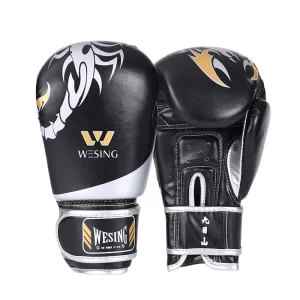 Wesing 6/10oz Scorpion Pattern Kid Adult MMA Muay Thai Boxing Gloves Sanda Punch Bag Gloves Kickboxing Martial Arts Training Mitts